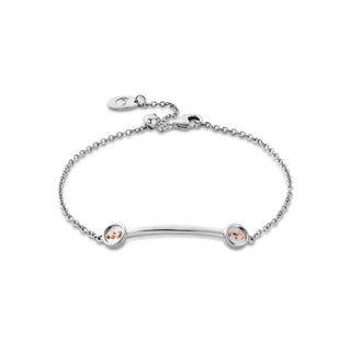 Clogau Silver Tree of Life Insignia Curve Bracelet