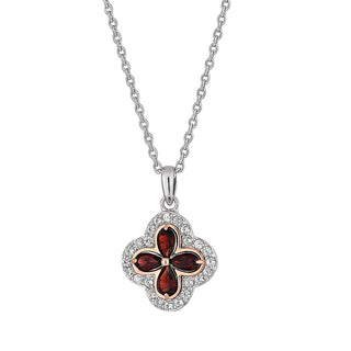 Clogau Tudor Court Garnet Necklace