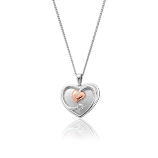 Clogau Tree Of Life Topaz Heart Necklace