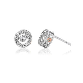 Clogau National Treasure Stud Earrings With White Topaz