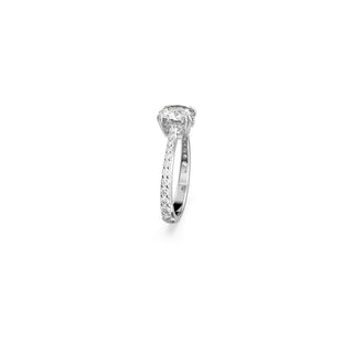 Swarovski Rhodium Plated Constella Cocktail Ring - Size 55