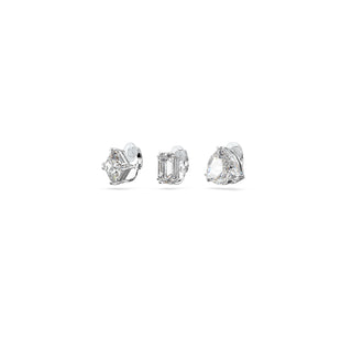 Swarovski Rhodium Plated Millenia Clip Earrings