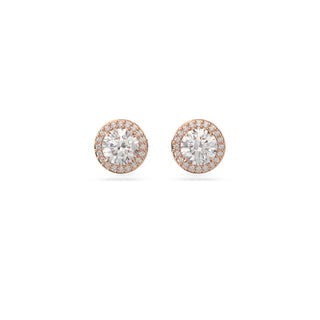 Swarovski Rose Gold-Tone Plated Pavé Constella Stud Earrings