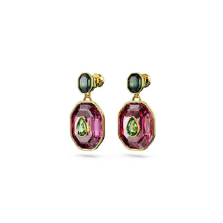 Swarovski Gold-Tone Plated Chroma Drop Earrings