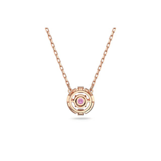 Swarovski Rose Gold-Tone Plated Red Sparkling Dance Necklace