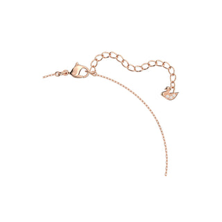 Swarovski Rose Gold-Tone Plated Attract Square Cut Necklace