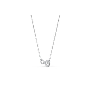 Swarovski Rhodium Plated Infinity Necklace