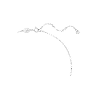 Swarovski Rhodium Plated Small Volta Bow Necklace