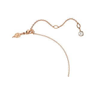 Swarovski Rose Gold-Tone Plated Hyperbola Pavé Infinity Pendant