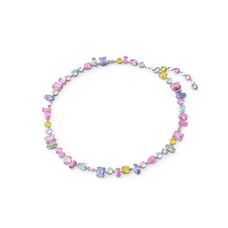 Swarovski Rhodium Plated Gema Necklace