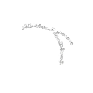 Swarovski Rhodium Plated Gema Mixed Cut Necklace