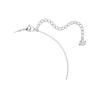 Swarovski Rhodium Plated Dancing Swan Necklace