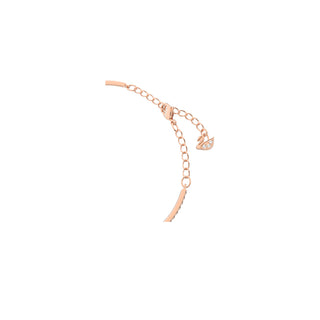 Swarovski Rose Gold-Tone Plated Oval Shaped Sparkling Dance Bracelet