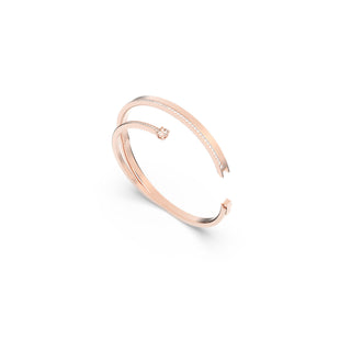 Swarovski Rose Gold-Tone Plated Round Cut Fresh Bangle