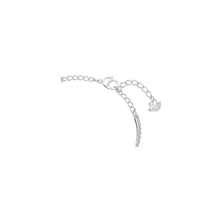 Swarovski Rhodium Plated Infinity Bangle