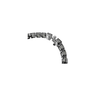 Swarovski Ruthenium Plated Square Cut Millenia Bracelet