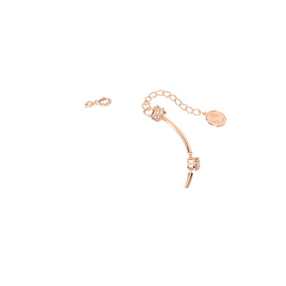 Swarovski Rose Gold-Tone Plated Round Cut Constella Bangle