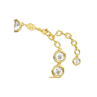 Swarovski Gold-Tone Plated Imber Round Cut Bracelet