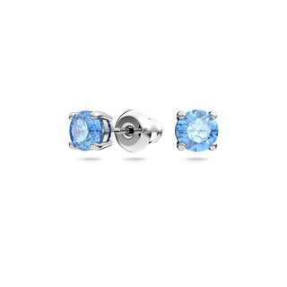 Swarovski Rhodium Plated Blue Sparkling Dance Set