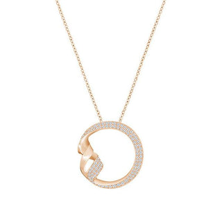 Swarovski Rose Gold Plated Graceful Pendant Necklace