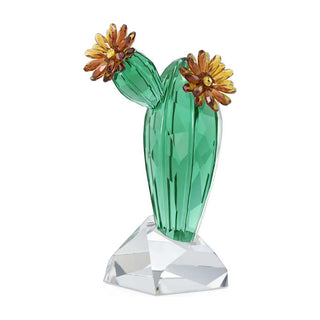 Swarovski Crystal Flowers Golden Yellow Cactus Decoration