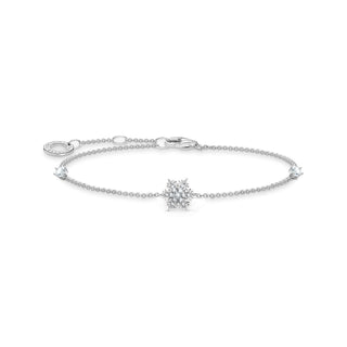 Thomas Sabo Silver Zirconia Snowflake Bracelet