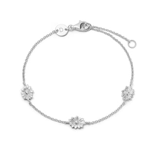 Daisy London Silver Triple Sunshine Bracelet