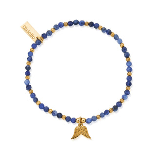 Chlobo Yellow Gold Plated Guidance Sodalite Bracelet