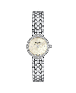 Tissot 20mm Lovely Stainless Steel Mother-of-Pearl Diamond Quartz Watch