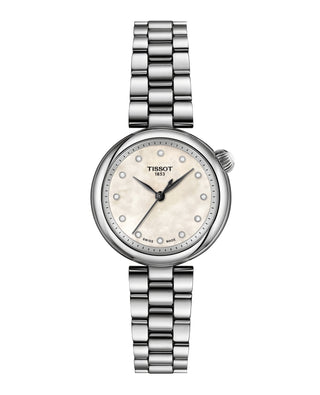 Tissot 28mm Desir Mother-of-Pearl Diamond Stainless Steel Quartz Watch