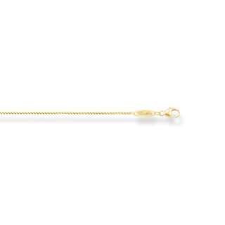 Thomas Sabo Yellow Gold Plated Venezia Necklace Chain - 38/40/42cm