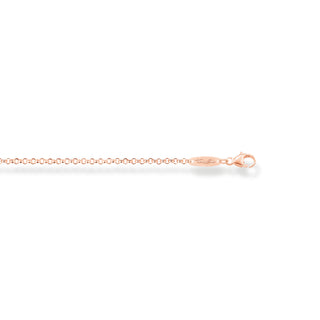 Thomas Sabo Rose Gold Plated Mini Belcher Chain - 42cm