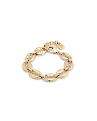 Uno de 50 Yellow Gold Plated Merci Bracelet