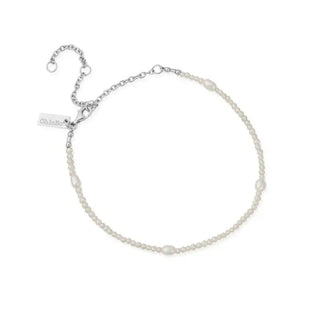 Chlobo Silver Pearl Tale Of Tide Anklet