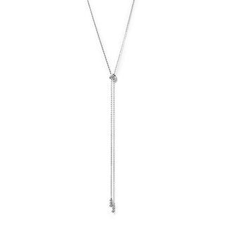 Carat* London White Gold Plated CZ Tulisa Necklace