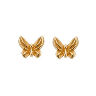 Chlobo Yellow Gold Plated New Beginnings Stud Earrings