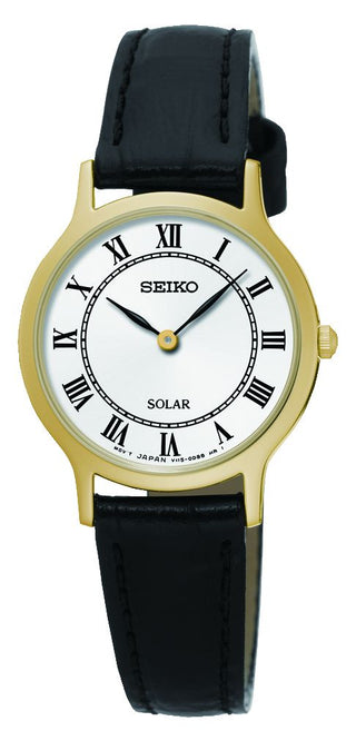 Seiko Ladies Gold Plated Solar Watch