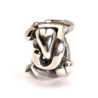 Trollbeads Silver Letter J Bead