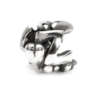 Trollbeads Silver Letter Z Bead