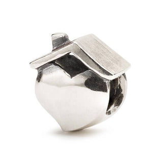 Trollbeads Silver Home Heart Bead