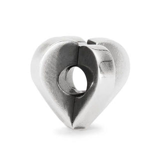 Trollbeads Silver Double Heart Bead