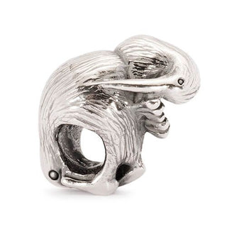 Trollbeads Silver Kiwi Bird Bead