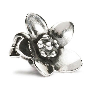 Trollbeads Silver The Messenger Flower Bead