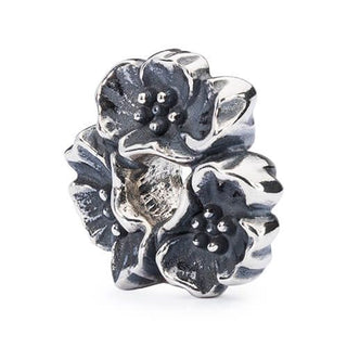 Trollbeads Silver Wild Cherry Flower Bead