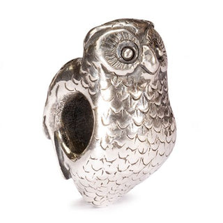 Trollbeads Silver Owl Bead