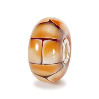 Trollbeads Brown Fusion Glass Bead