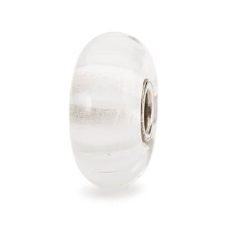 Trollbeads White Stripe Glass Bead