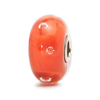 Trollbeads Peach Bubbles Glass Bead