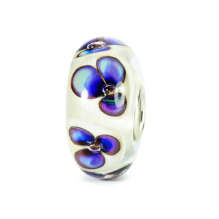 Trollbeads Ivory Violets Charm