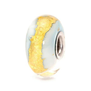 Trollbeads Light Blue Gold Bead